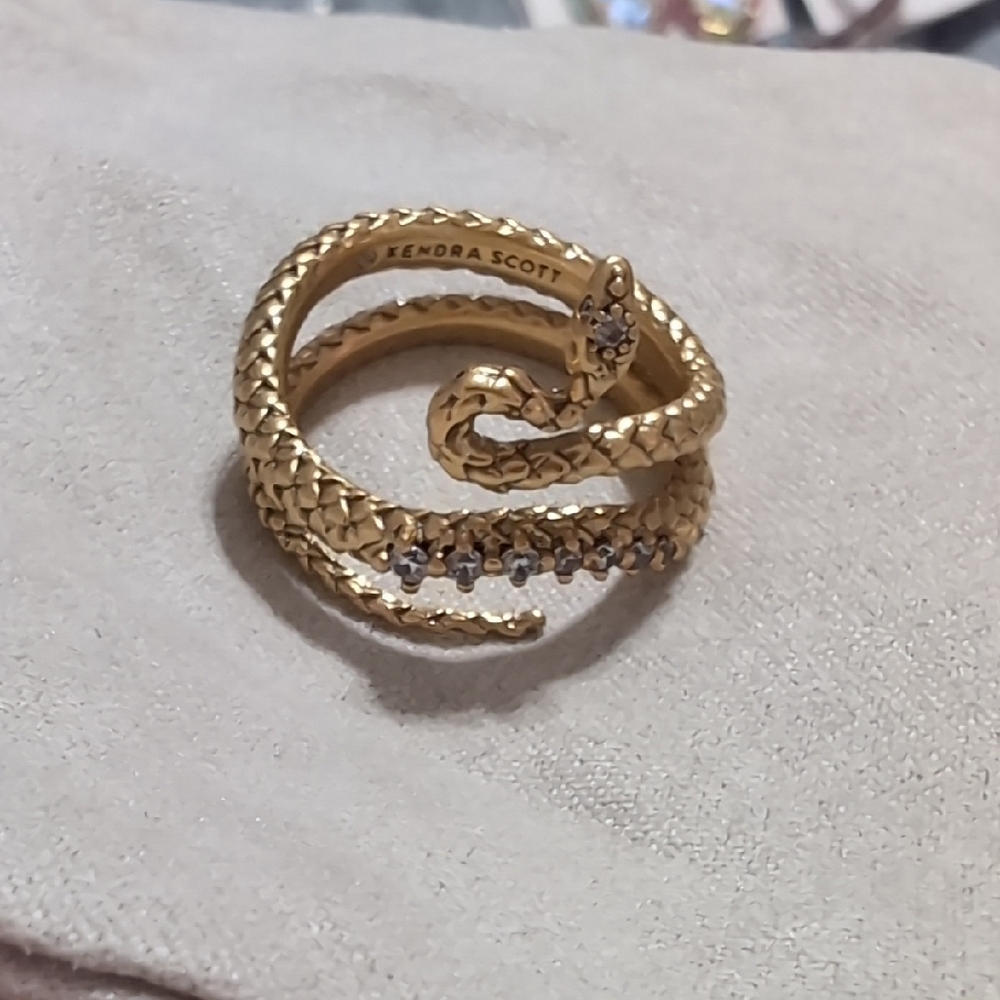 Kendra Scott Gold and Silver Snake Ring